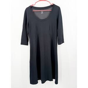 Horny Toad Toad & Co Dress Women's Size Medium Gray Cotton Stretch Casual Light